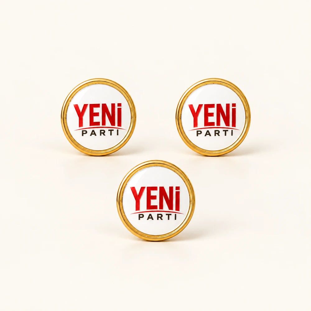 Yeni Parti Oval Rozeti — toptan adet satışı